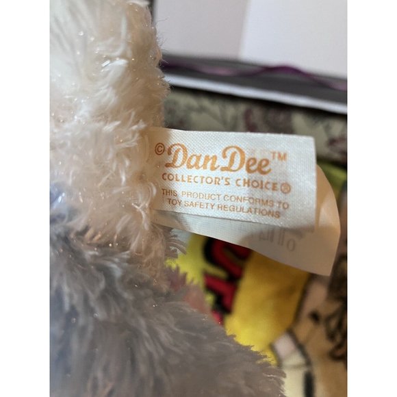 Dan Dee Collector's Choice Bunny Rabbit Plush BABY SMALL 7" pastel color block - Picture 7 of 9